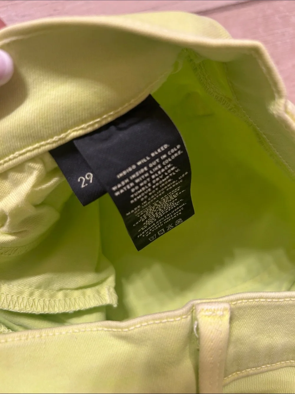 J Brand lime green pants size 29